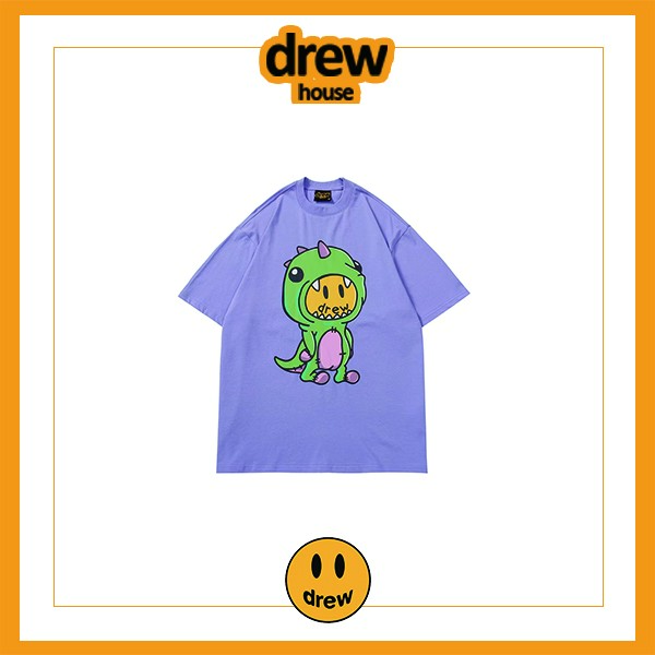 【短袖】drew house 卡通小恐龙印花圆领短袖T恤