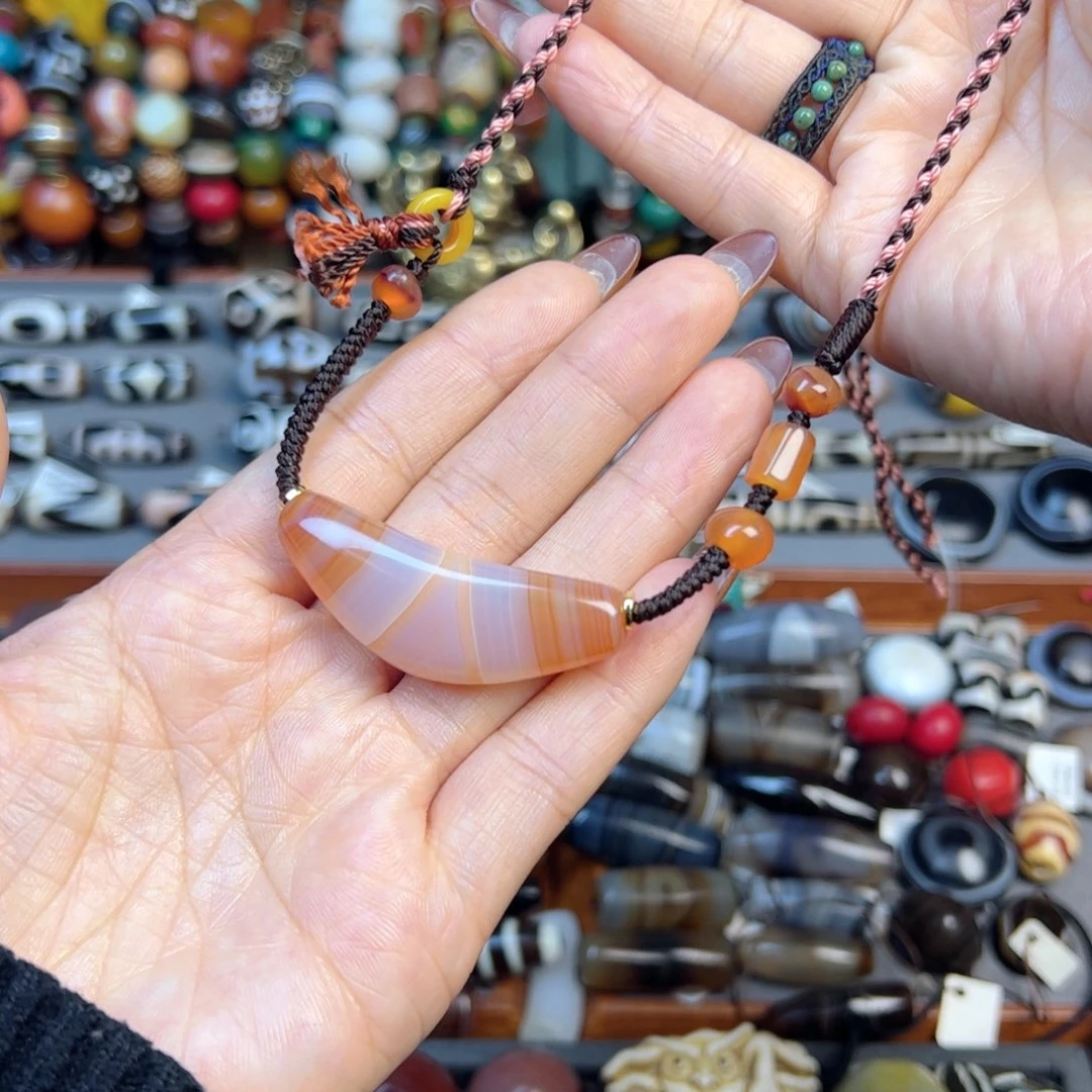 玛瑙/玉髓未镶嵌颈饰福利多多