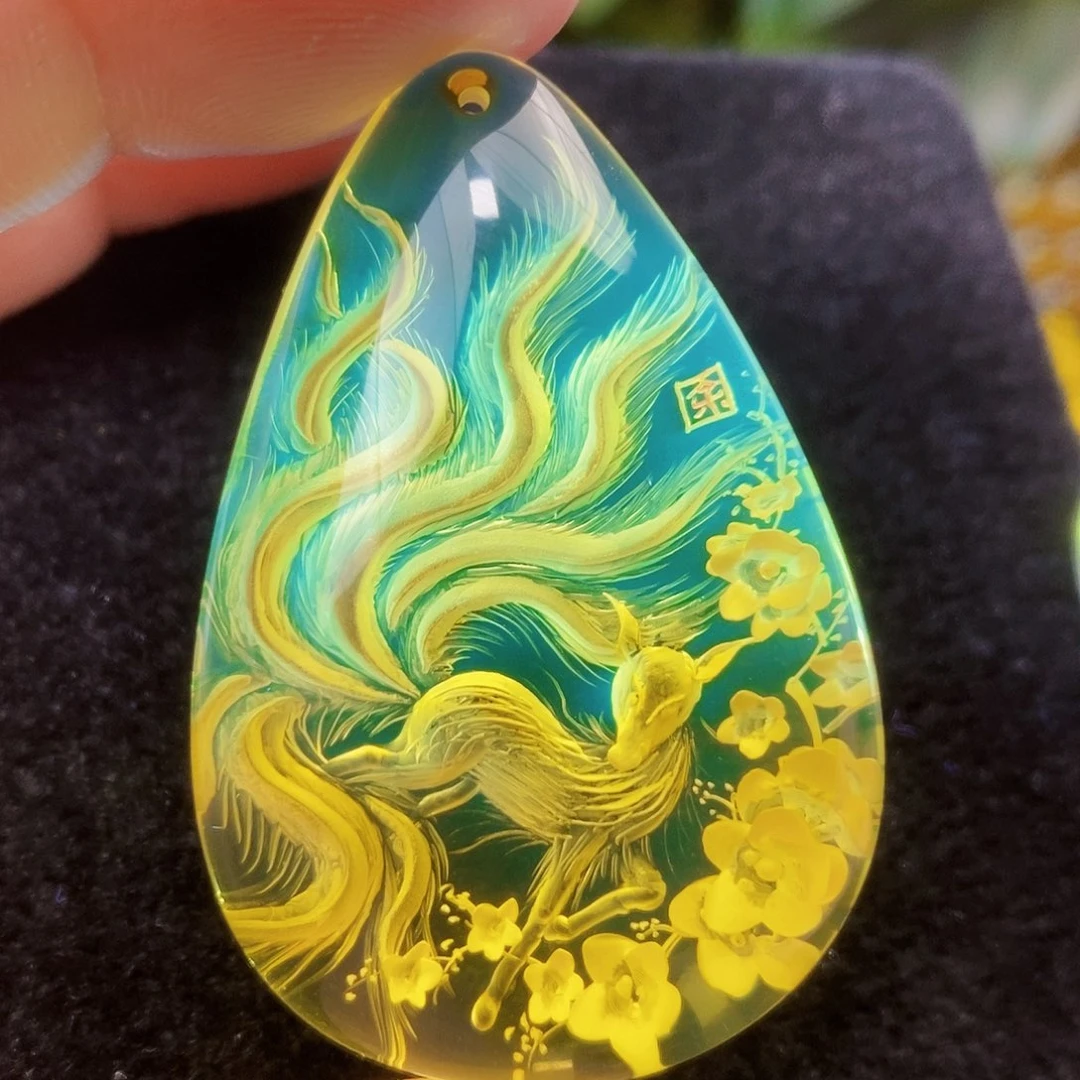 【闪购商品】金珀吊坠(不含链)未镶嵌