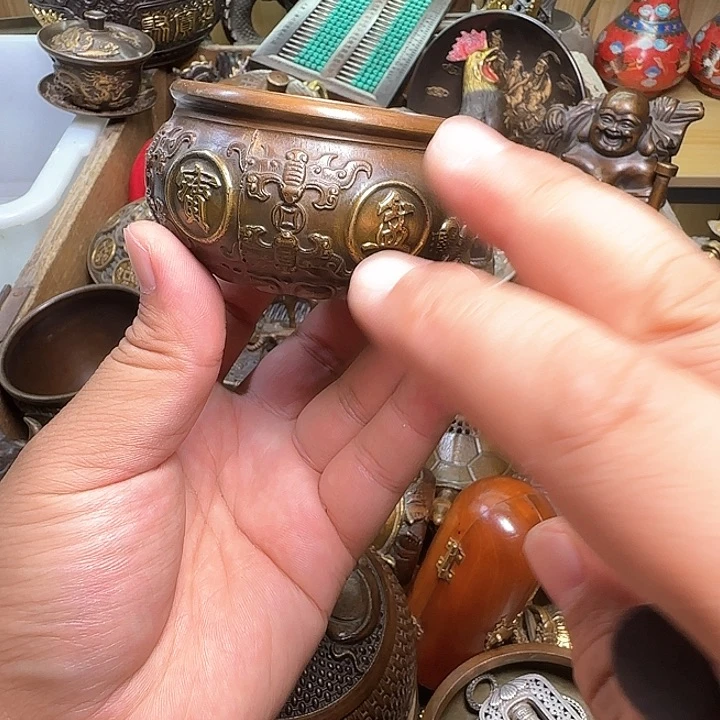 铜器办公室茶室摆件