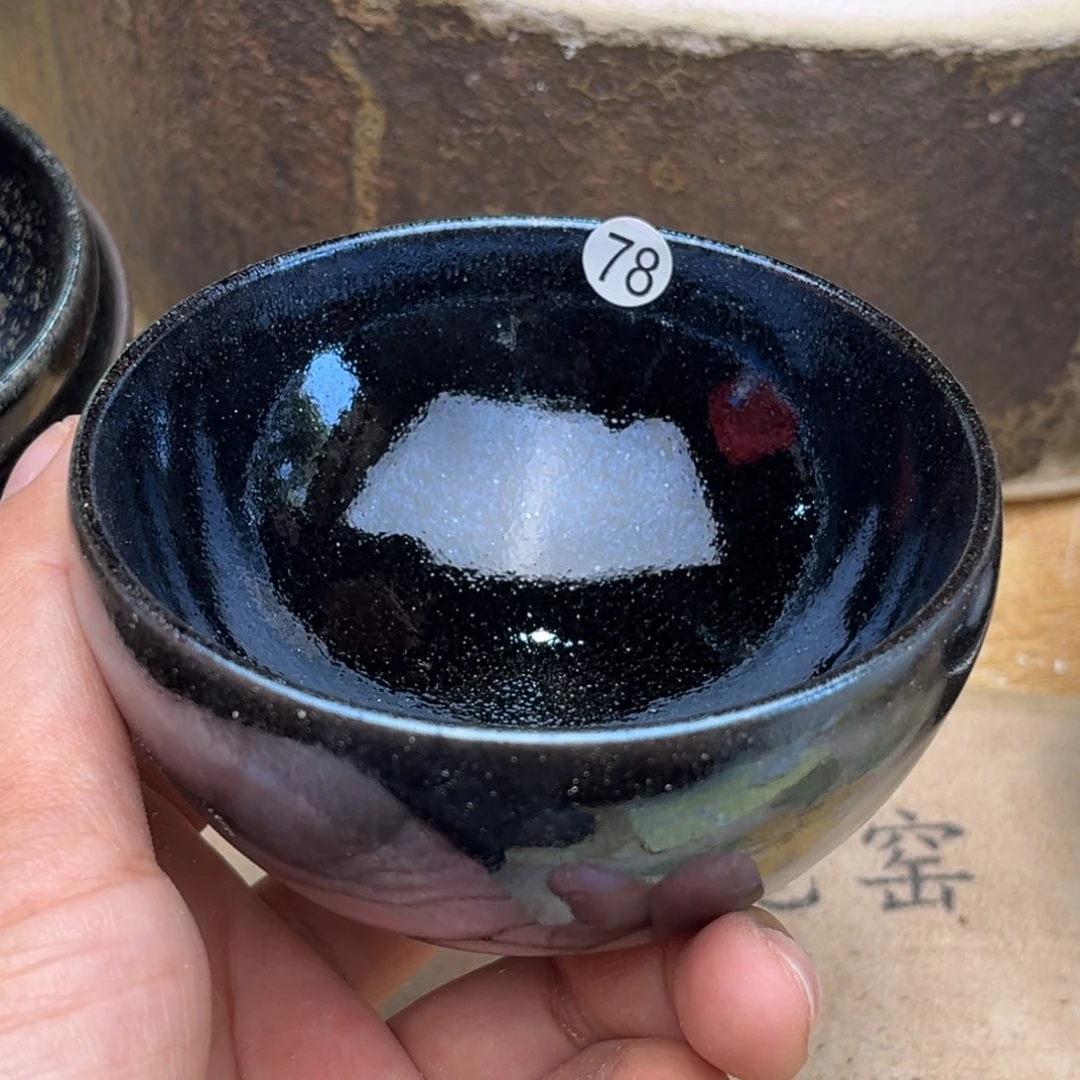 茶盏义兴龙窑坚持真柴烧微瑕