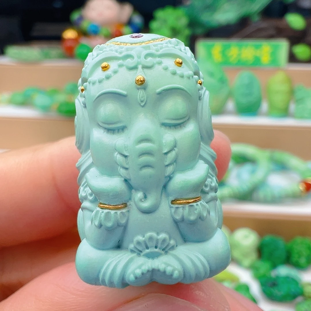 未镶嵌绿松石项链