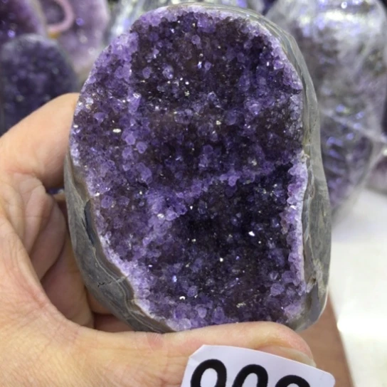 紫晶天然水晶摆件未镶嵌