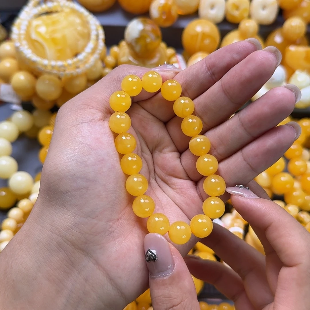 未镶嵌蜜蜡珠宝奇石同料11mm