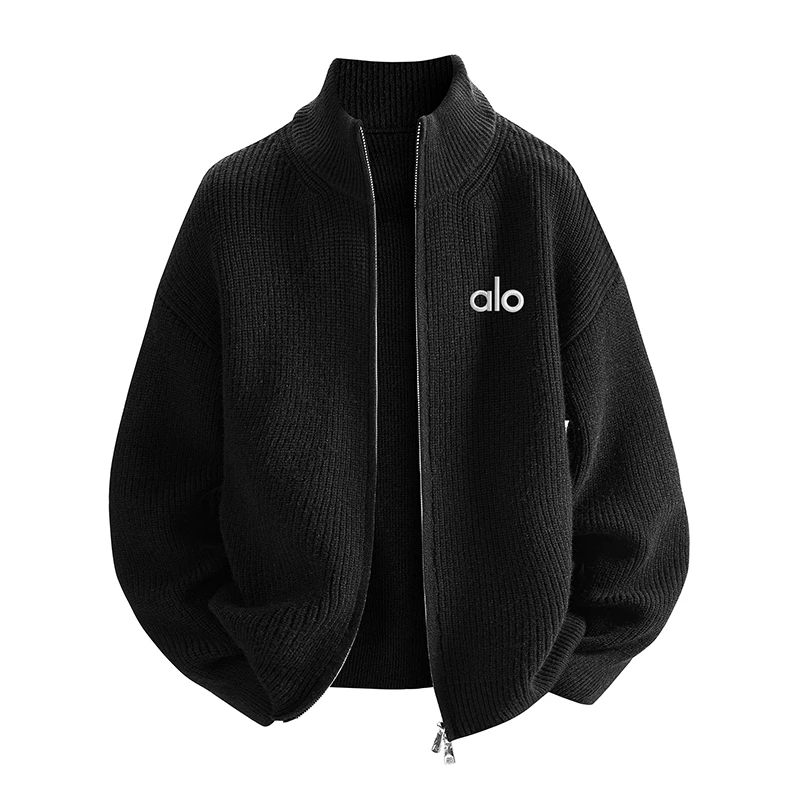 【官方正品】新款男士夹克时尚休闲舒适外套美式慵懒风百搭开衫毛衣