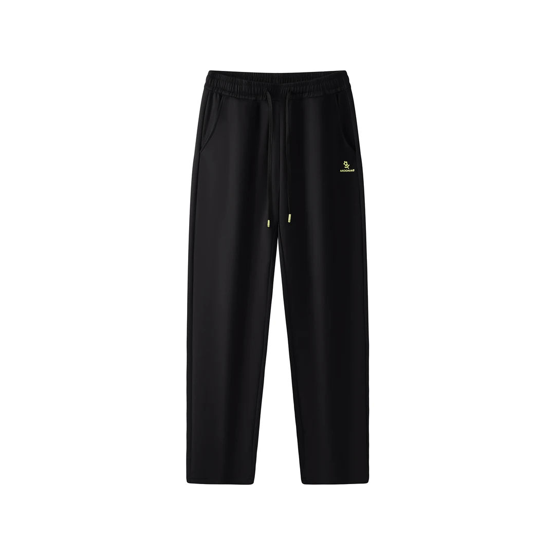 冬季羊毛+蚕丝休闲松紧裤-9501