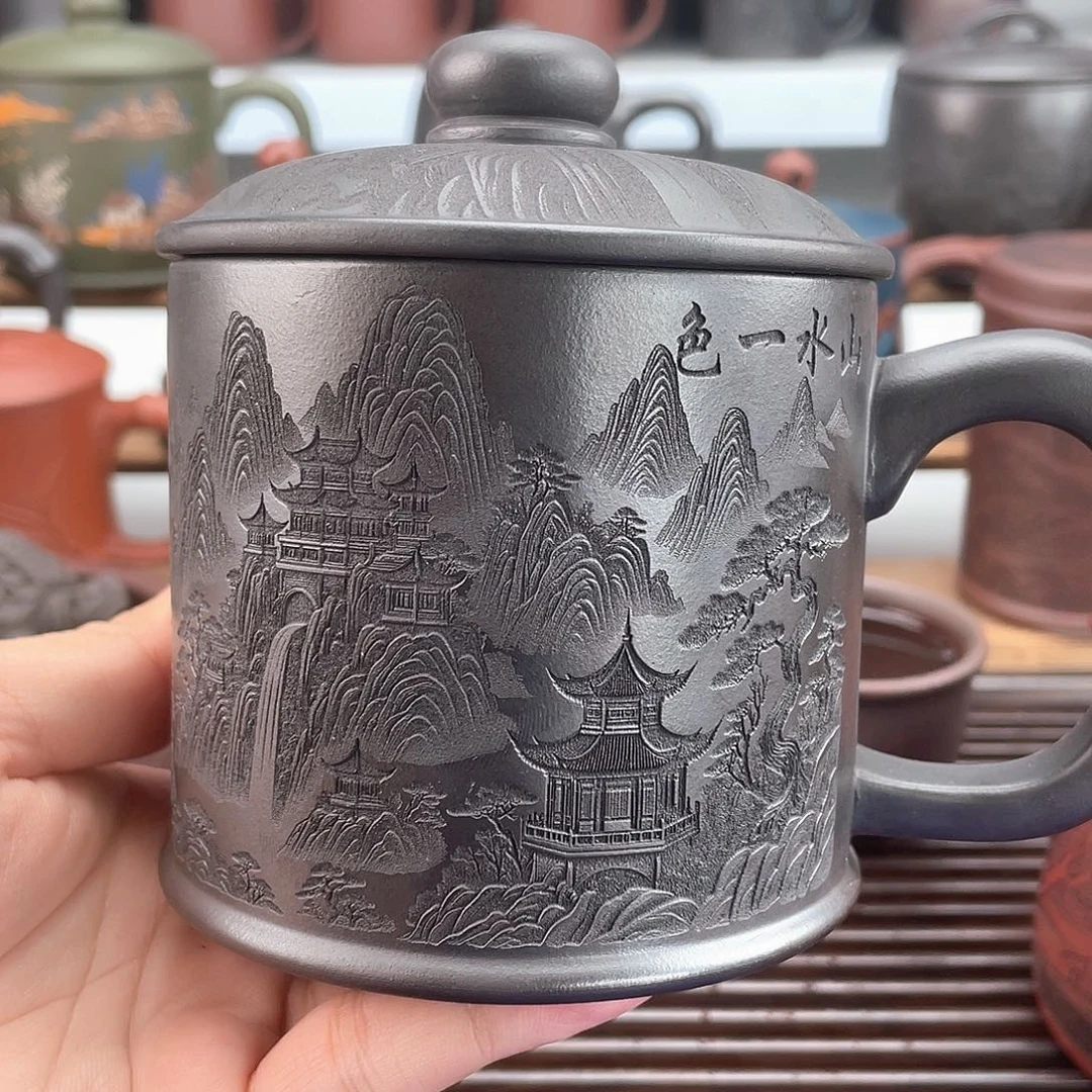 紫砂茶杯高档紫砂茶具套装