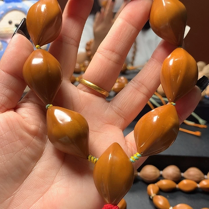 胡***溪手串/手链橄榄核三花手串8