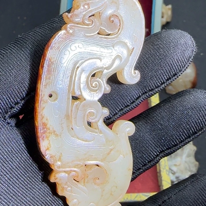 叶***公和田玉（糖玉）未镶嵌车挂