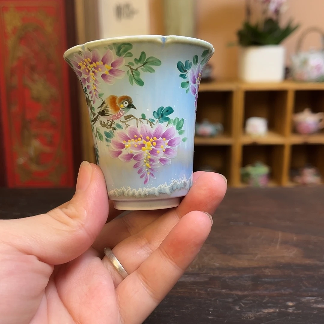 柴烧手工手绘陶瓷