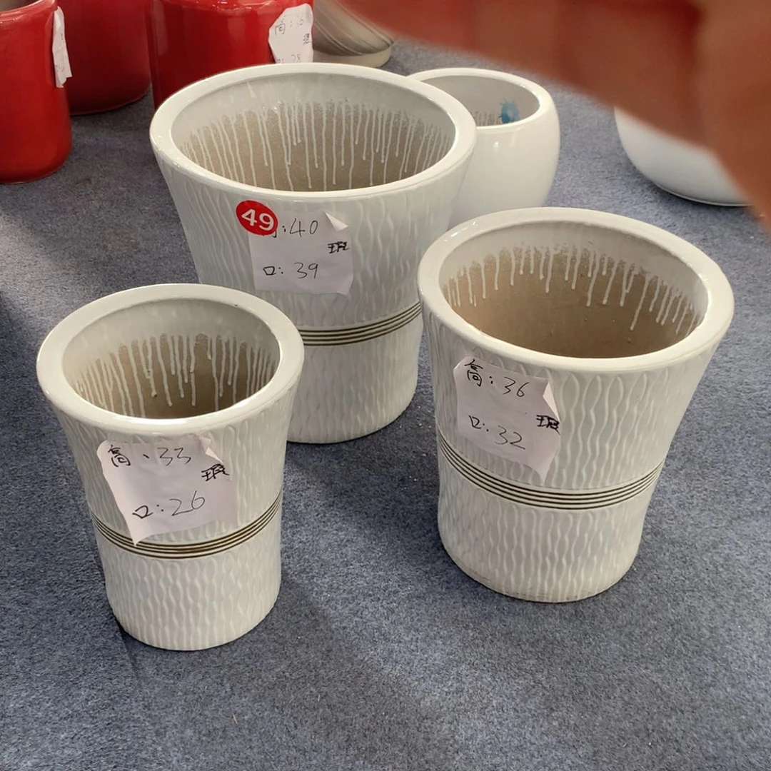 高温陶瓷花盆微瑕