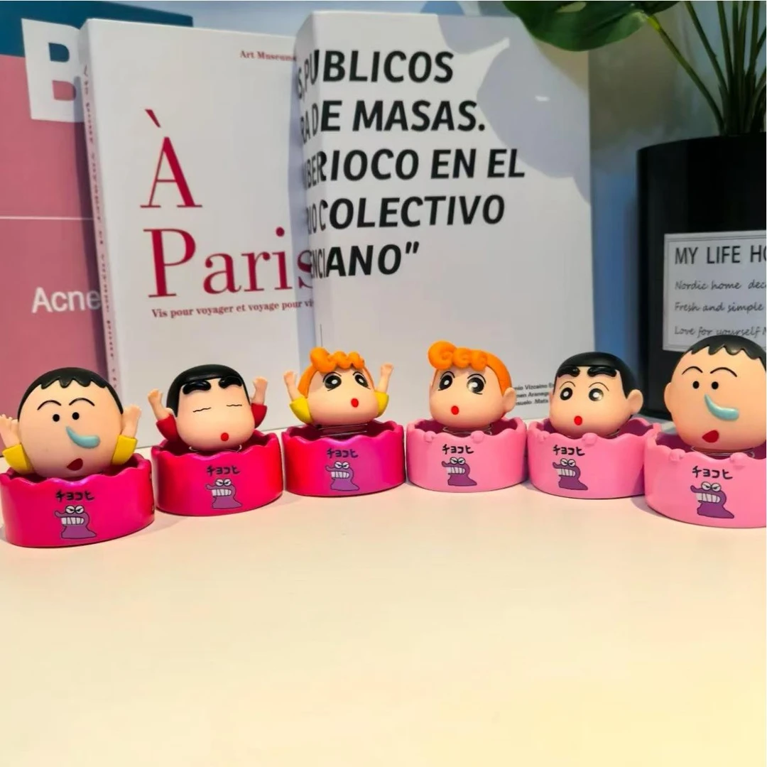 蜡笔小新摇摇乐手办车内饰品摆件车载漫画卡通弹簧汽车摆件饰礼物