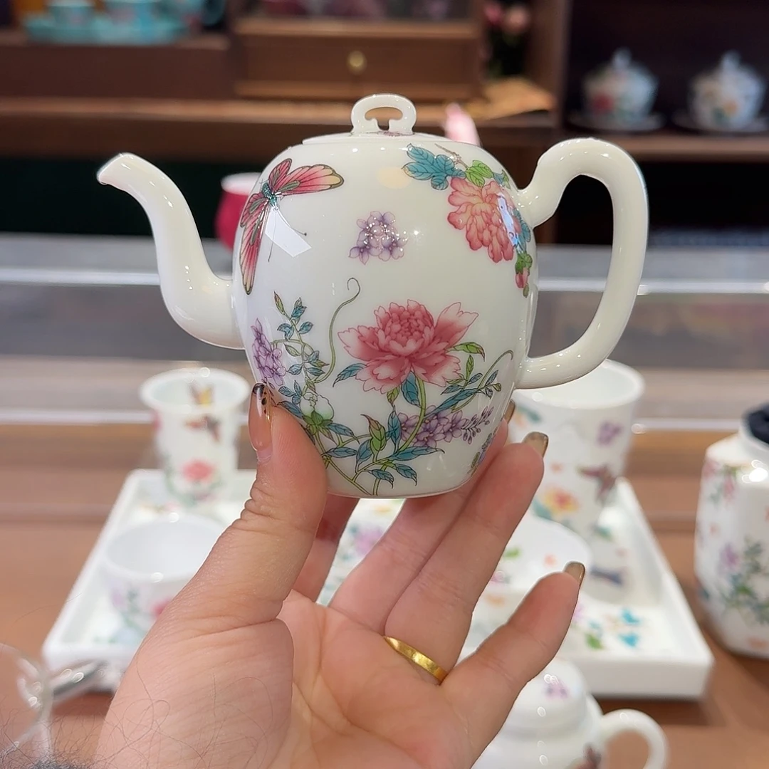 珐琅彩主人杯茶具茶具套装