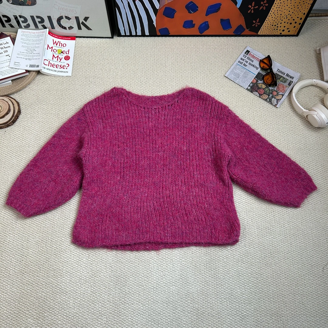 2024早秋新款时尚休闲毛衣针织长袖8075