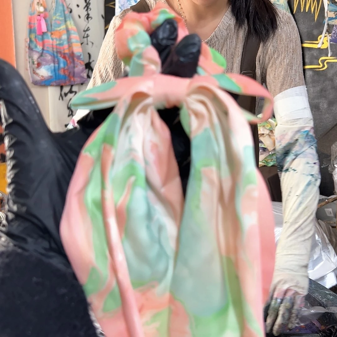 595兔耳朵发圈影青红