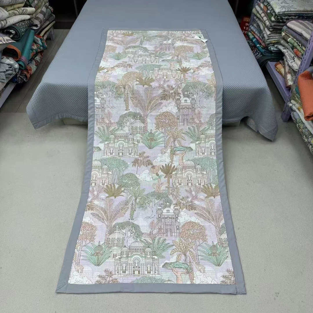 亭台楼阁90*220cm凉席夏季天丝凉感沙发垫学生宿舍上下铺床垫防滑