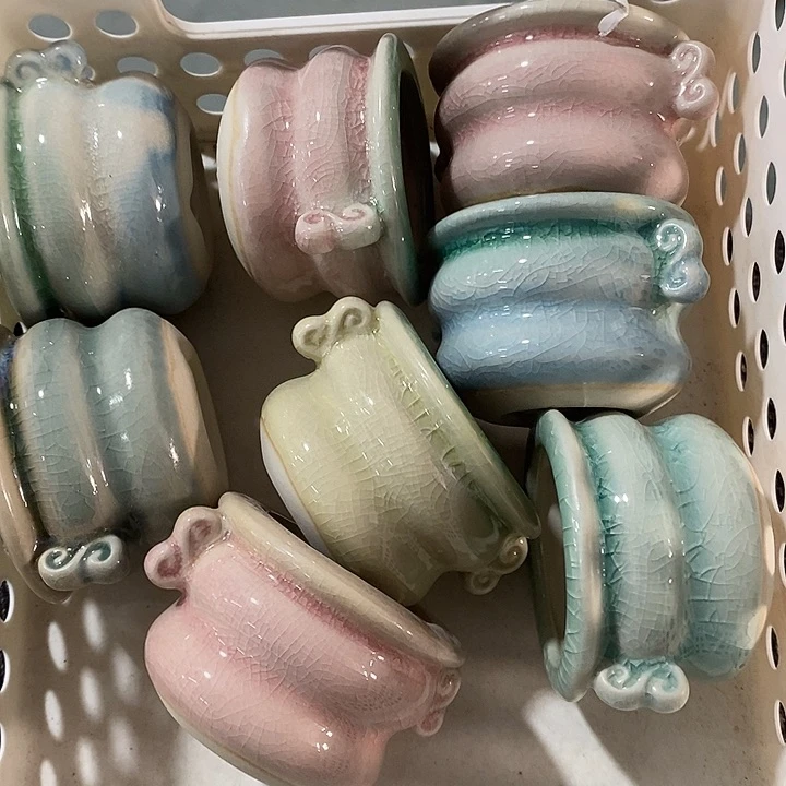 红陶【满10米包邮默认微瑕疵】6个浮力