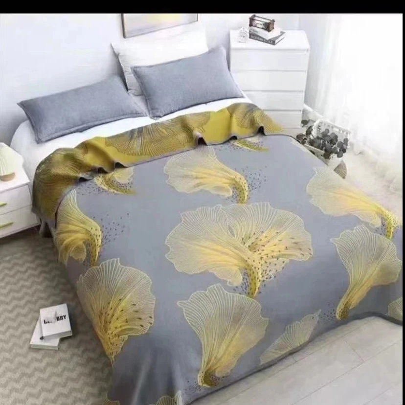 【馨梦优选】惊鸿双人2*2.3米多功能纱布盖毯