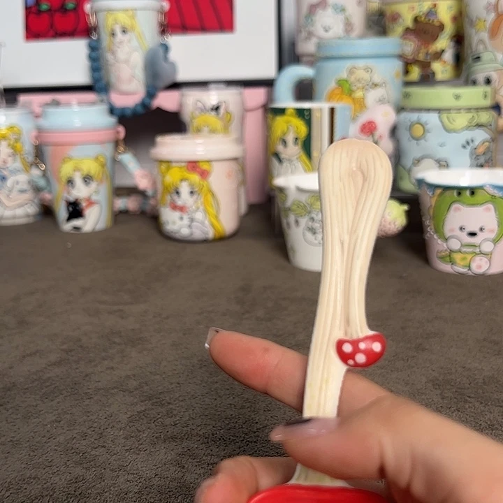 摆件不退不换卡通手绘