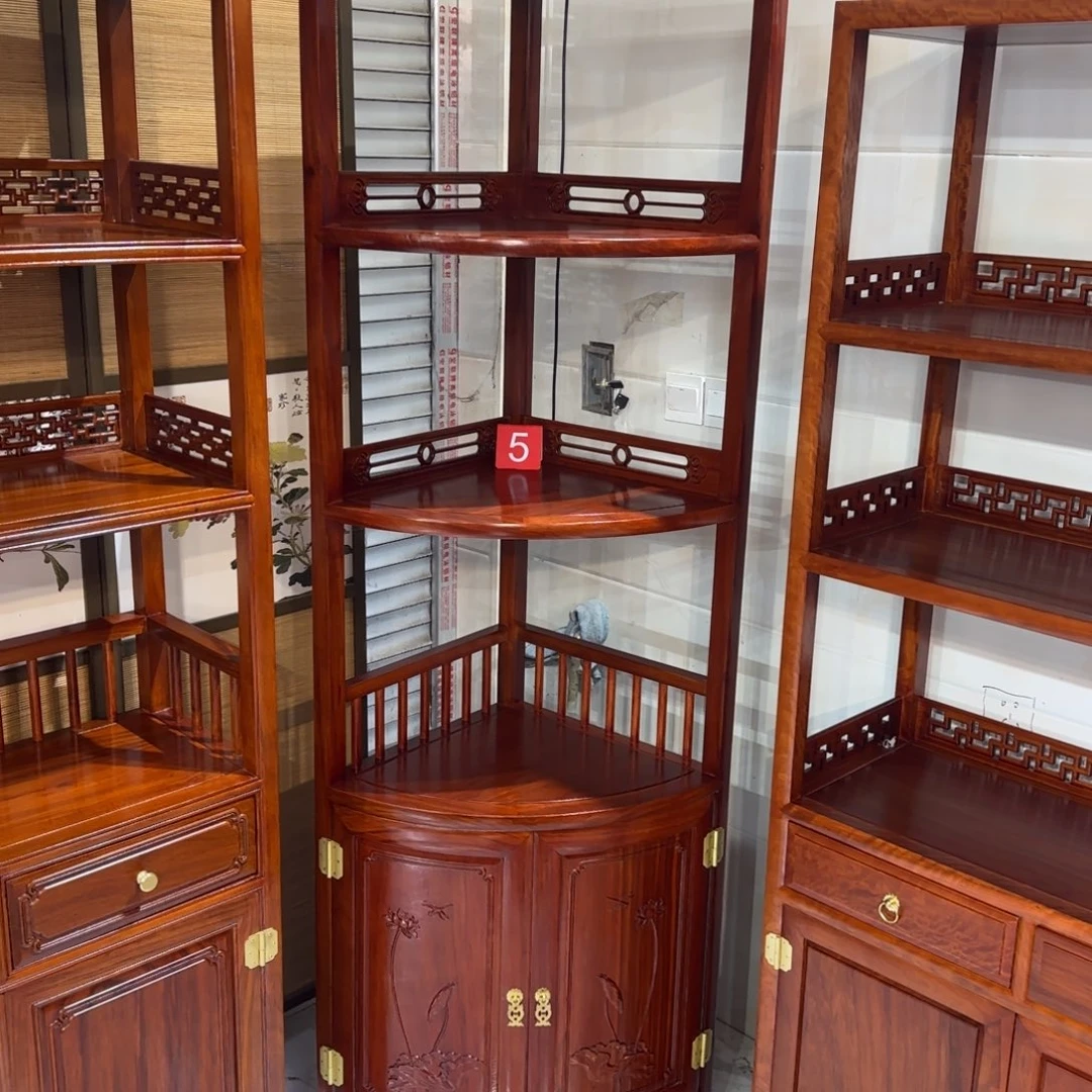 花梨木类成套家具刚果花梨46乘46高186转角柜