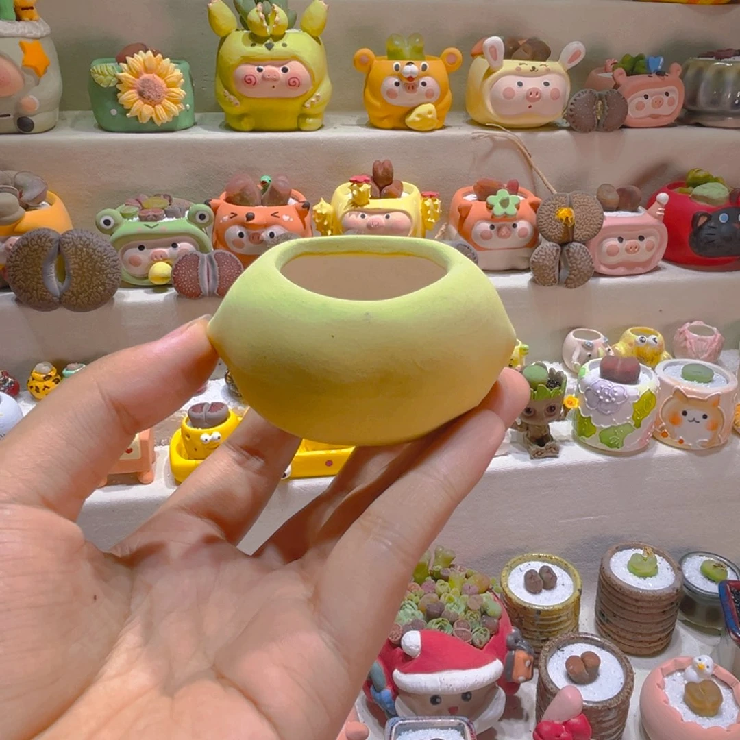 173纯手工制作可爱盆盆