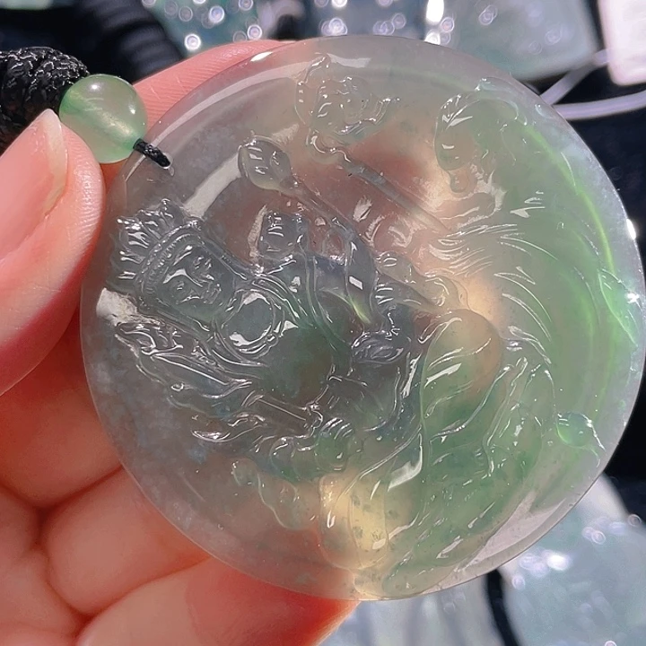 翡翠颈饰未镶嵌17，