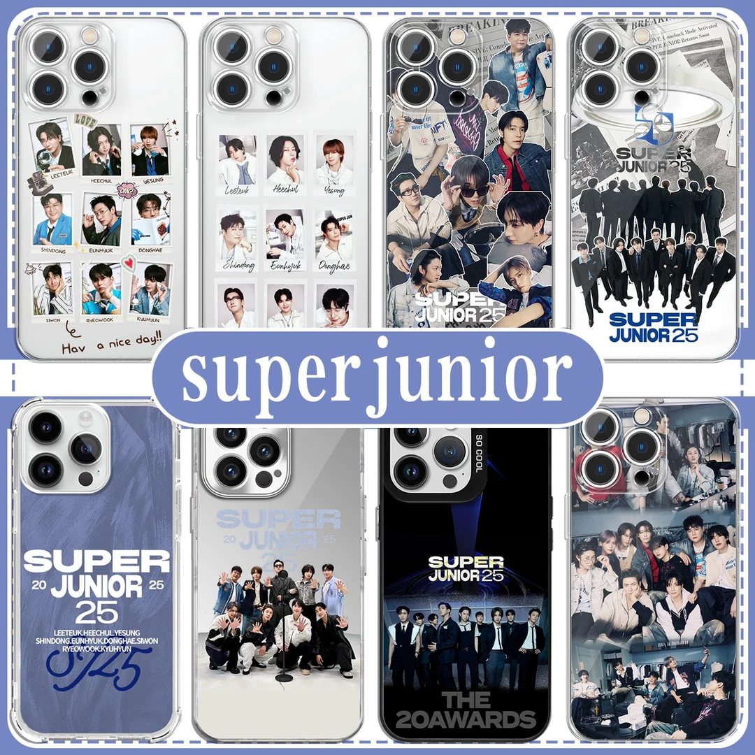 superjunior手机壳苹果16pro华为sj20周年iPhone15Promax小米14应