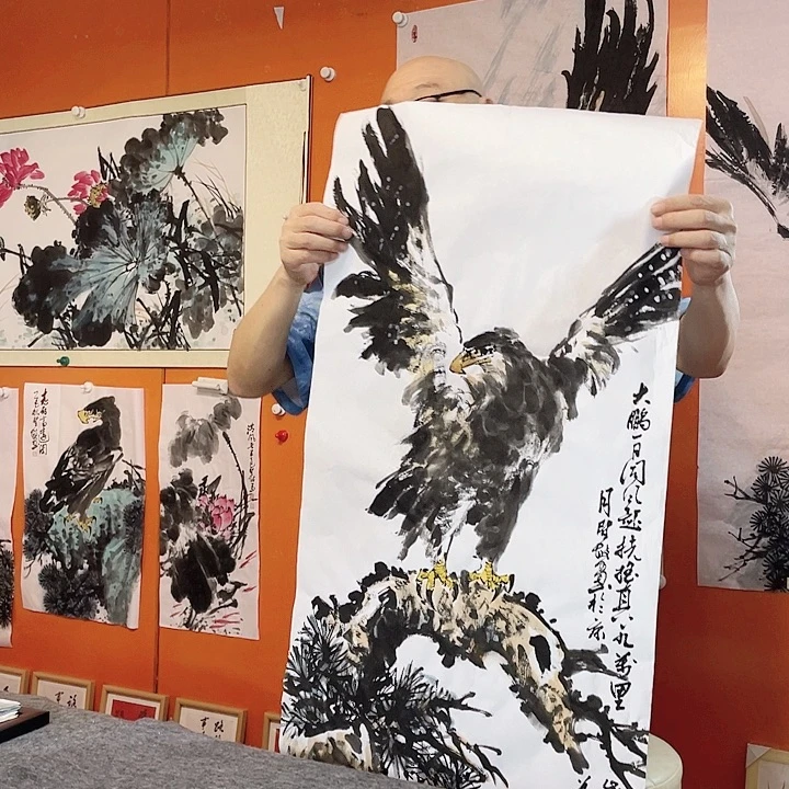 国画张圣敏先生纯手绘作品