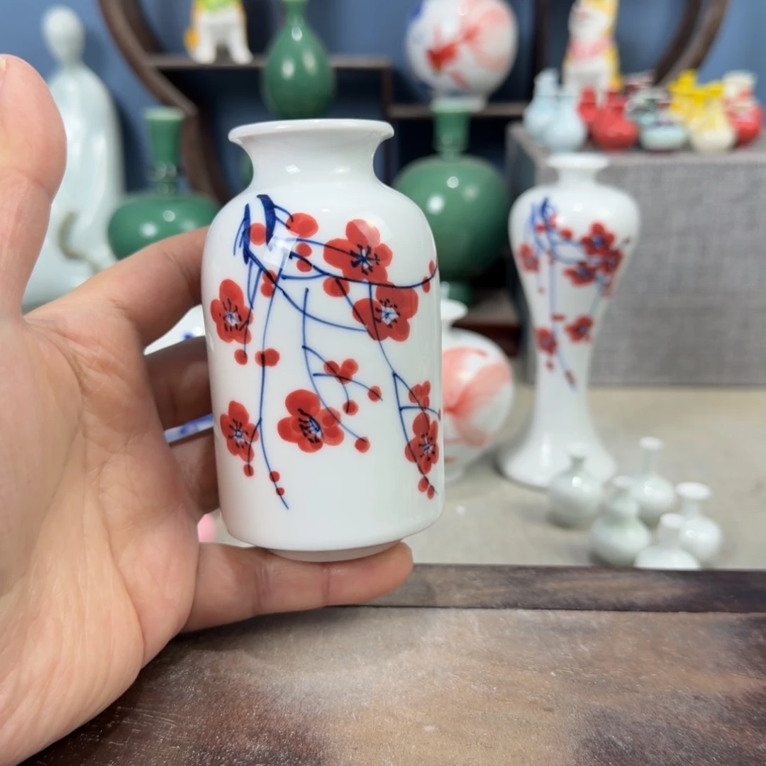陶瓷手工小花器摆件