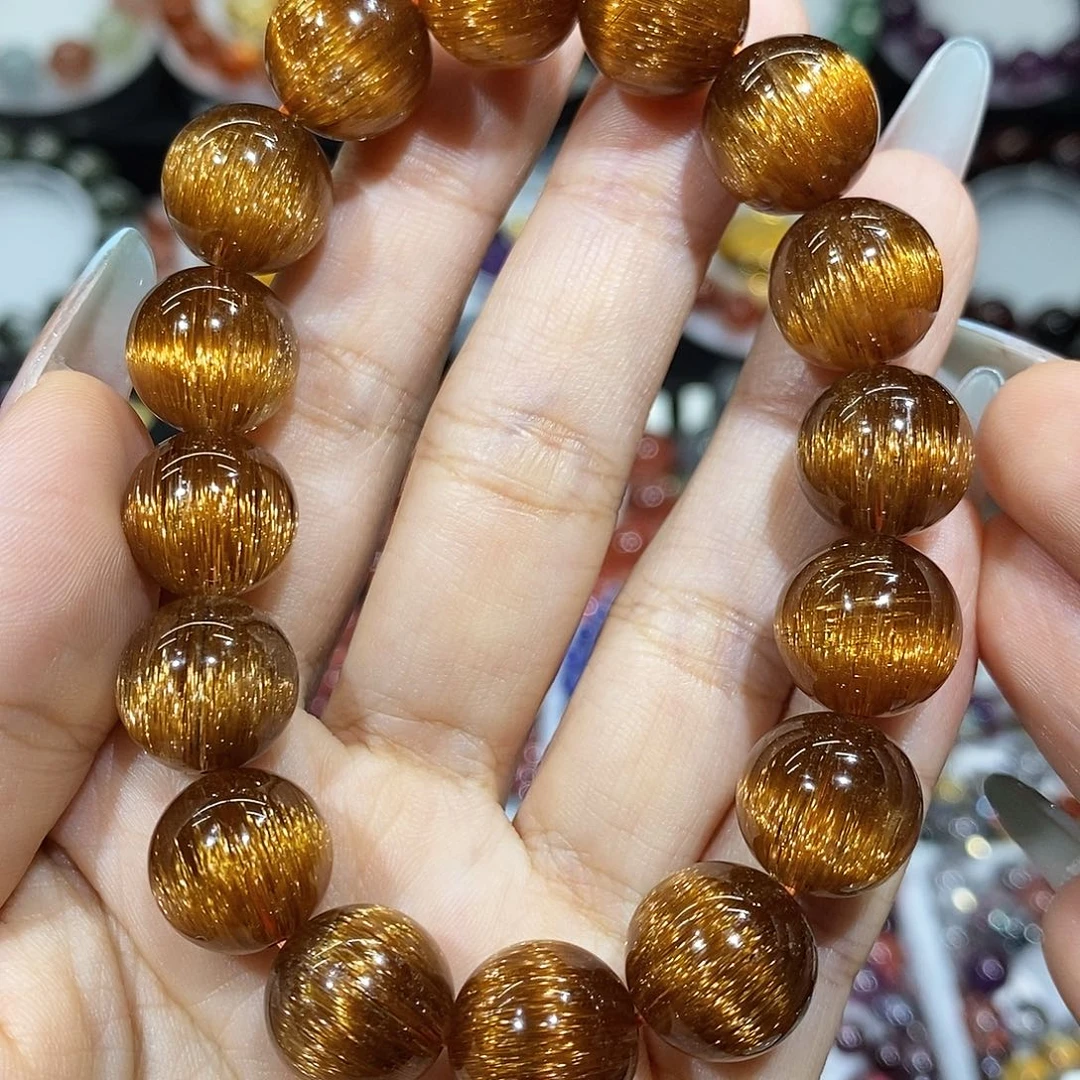 未镶嵌手串水晶黄金铜顺发13