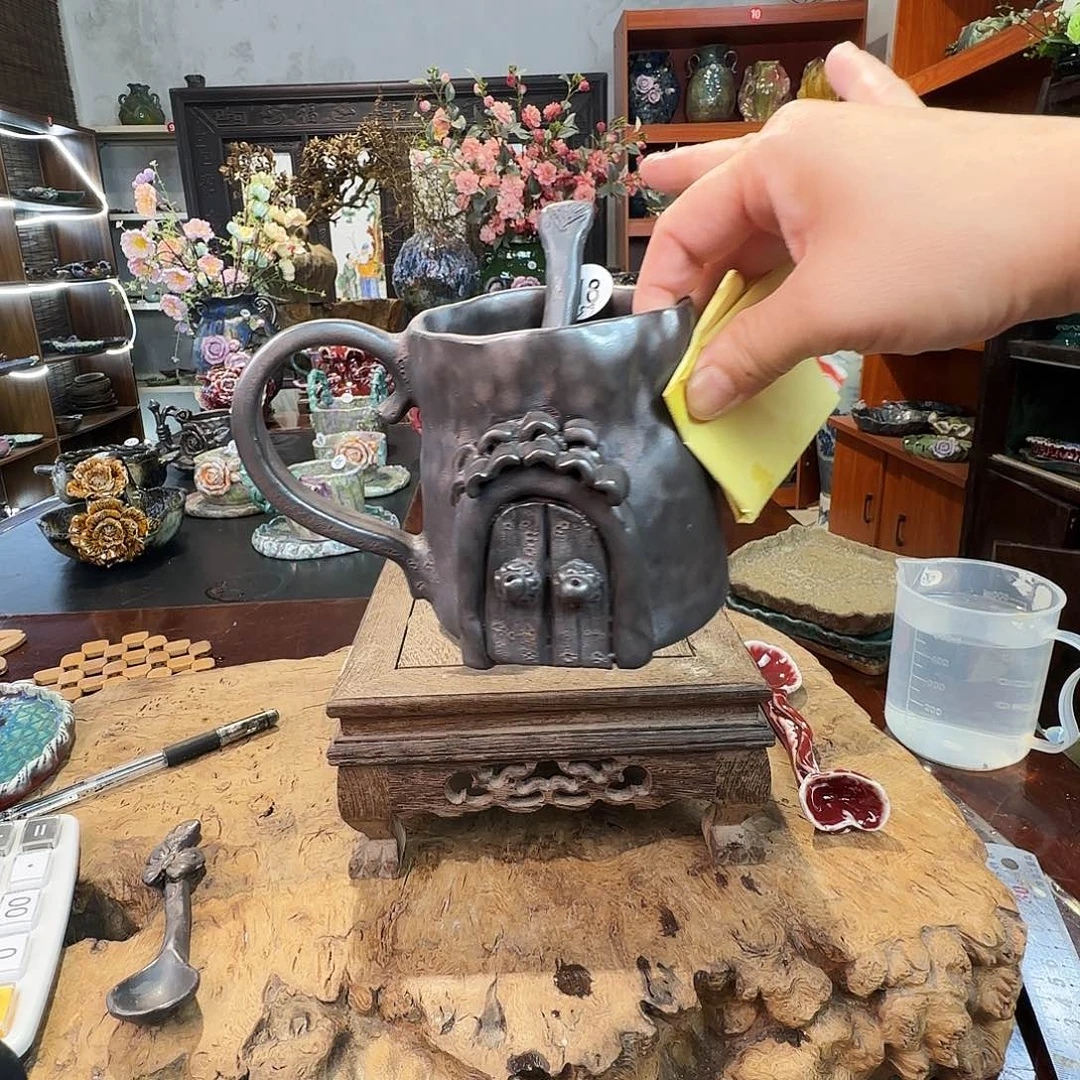 纯手工咖啡杯盘碗