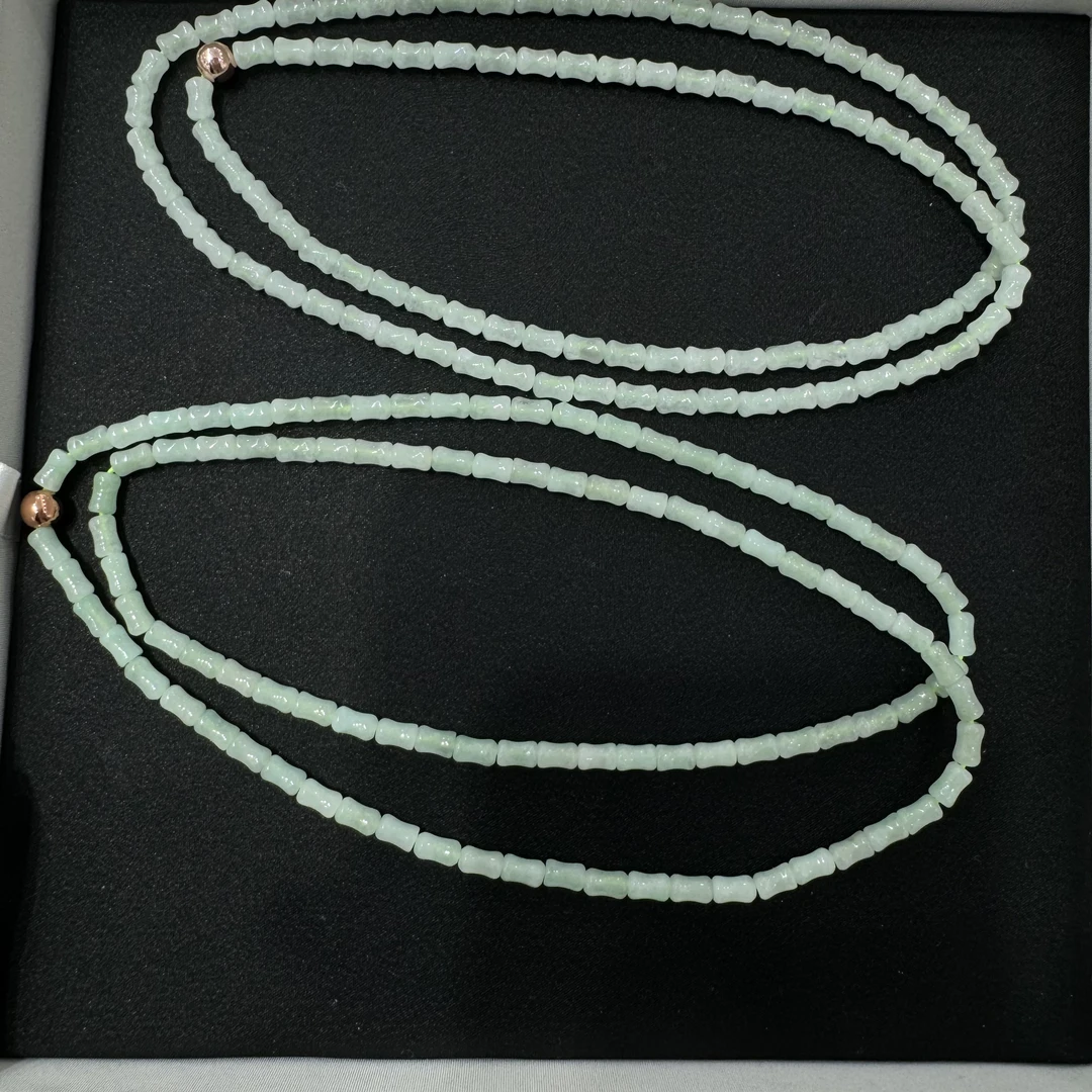 【牛牛严选】翡翠竹节项链 多样性只发一件 CY/33848/Q 约3mm