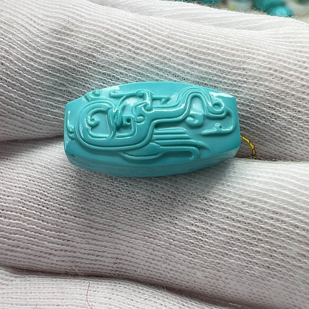 绿松石仿古勒子 未镶嵌
