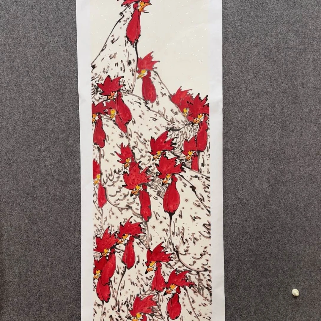 国画周游海老师手绘作品