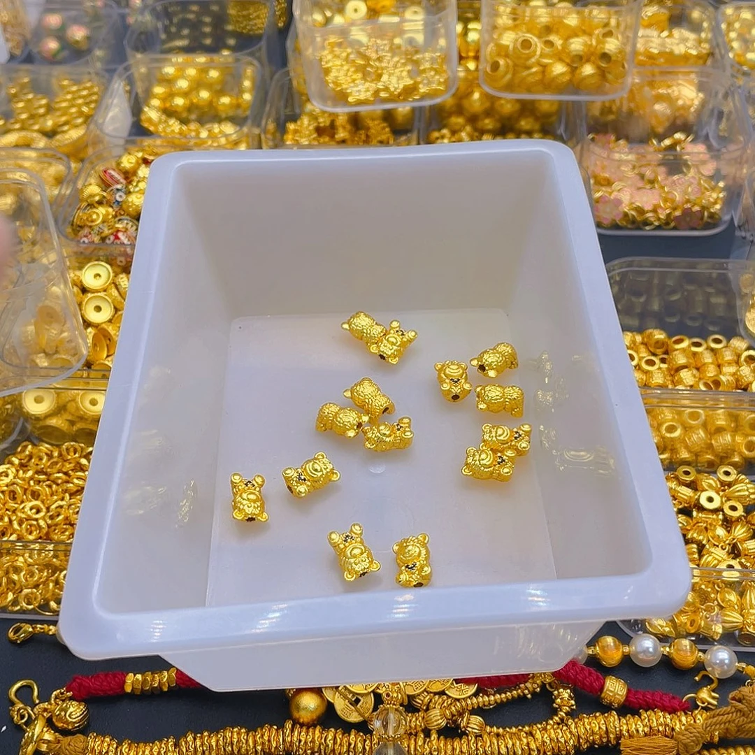 锆石铜合金镶嵌小熊1个