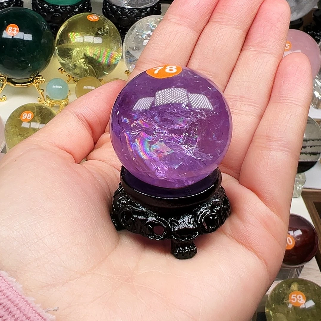 椰***啵珠宝半成品未镶嵌水晶9