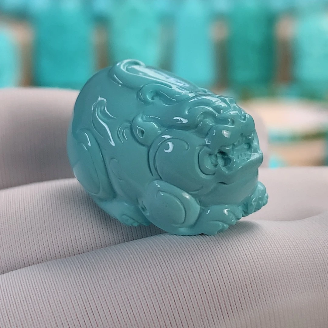 绿松石挂件未镶嵌