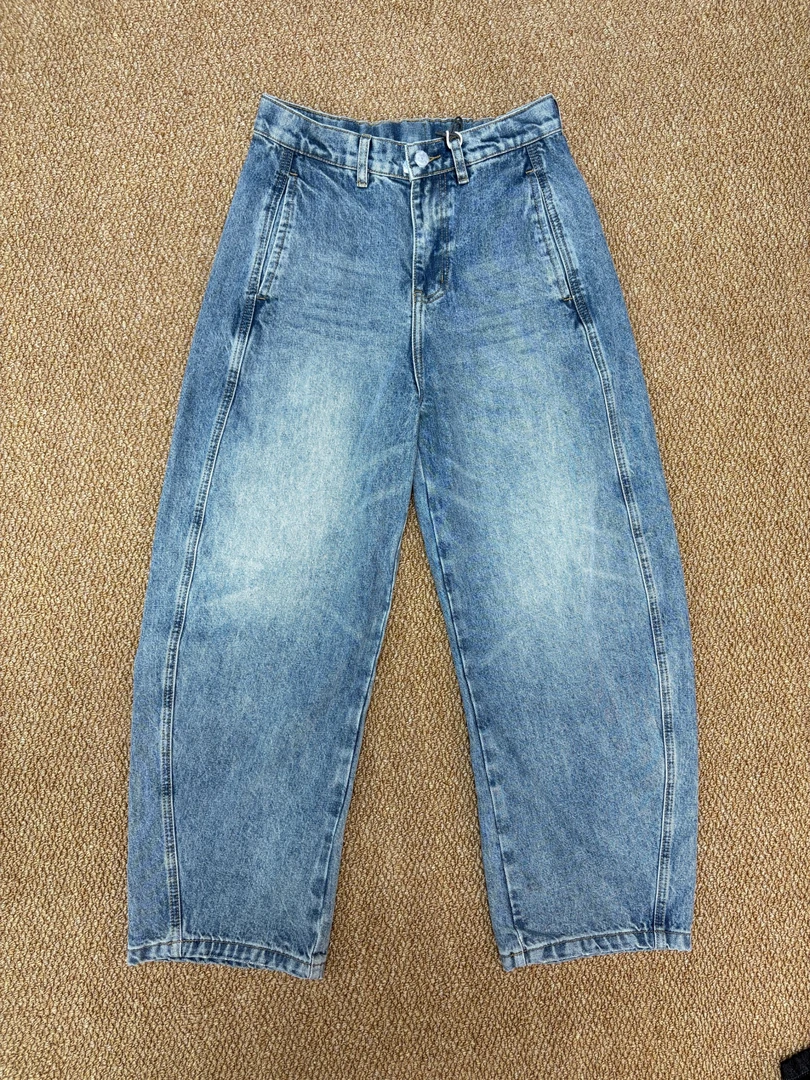 【直播专属】四季款12盎司弯刀牛仔裤SK3103