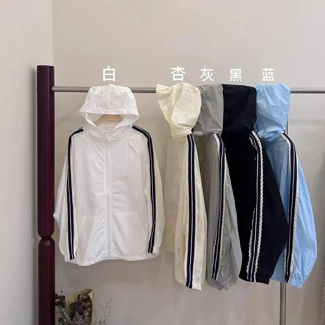 YQ（1222）花边蕾丝拼接防晒外套kc