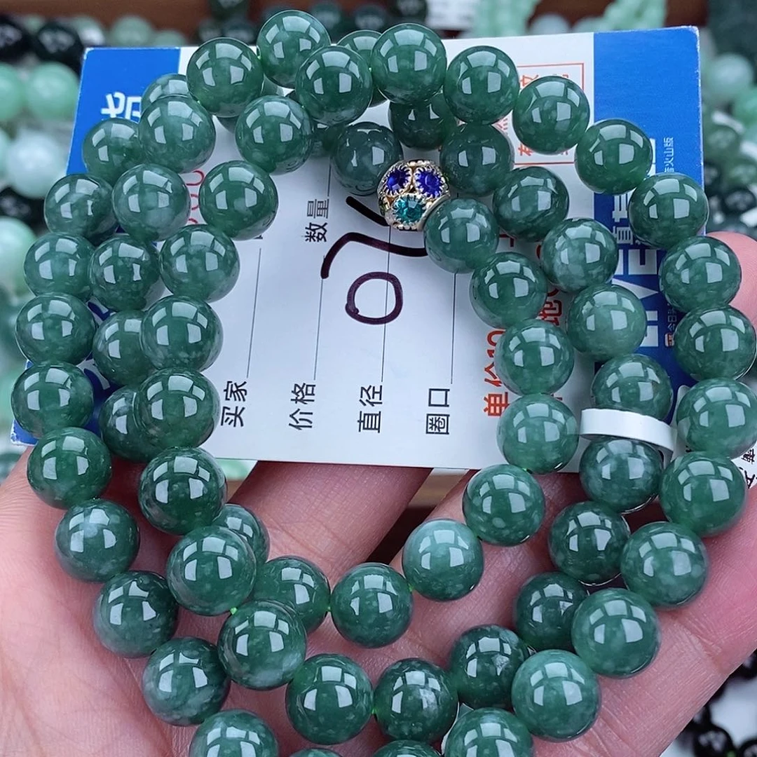 翡翠未镶嵌毛衣链