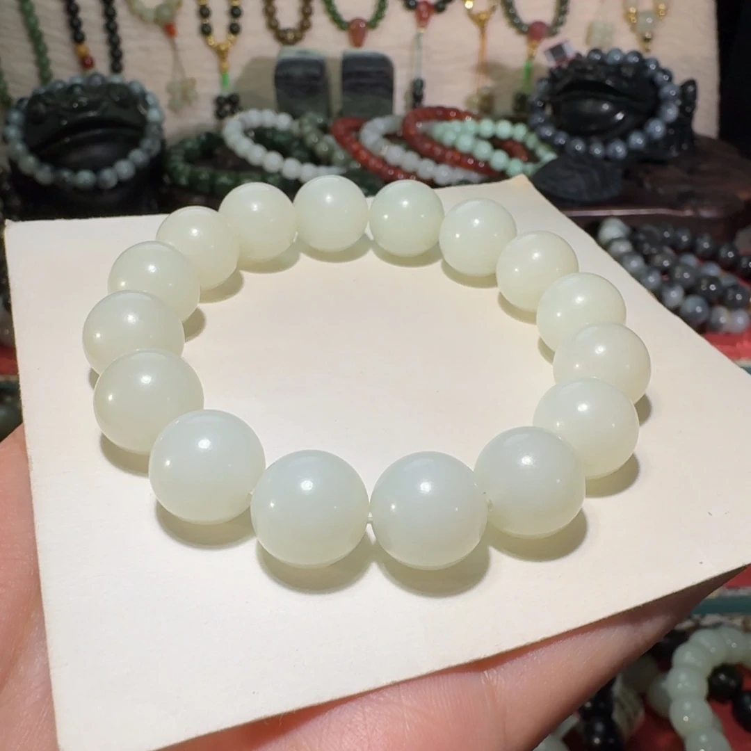 江***枫和田玉未镶嵌手链