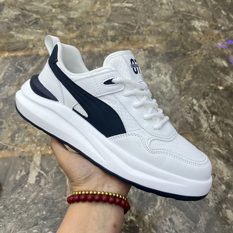 网鞋男2025新款男士时尚小白鞋百搭透气网面潮流休闲运动板鞋男