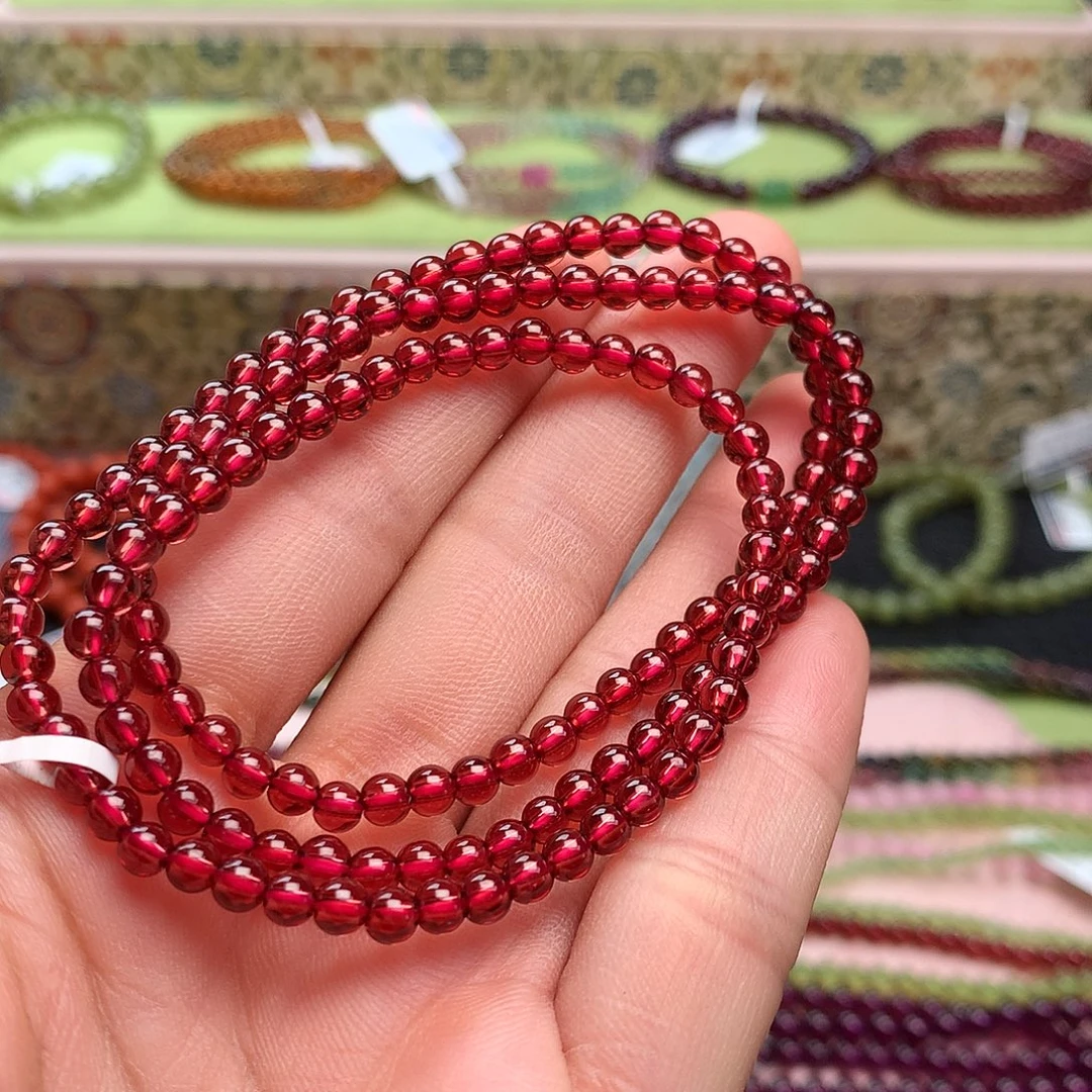 未镶嵌手串石榴石4