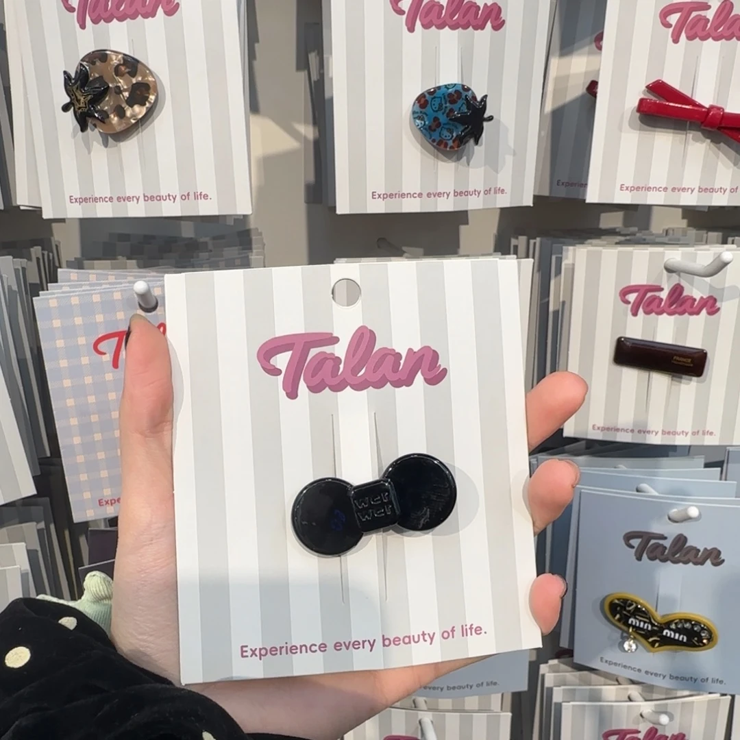 布艺铁合金黑色蝴蝶结