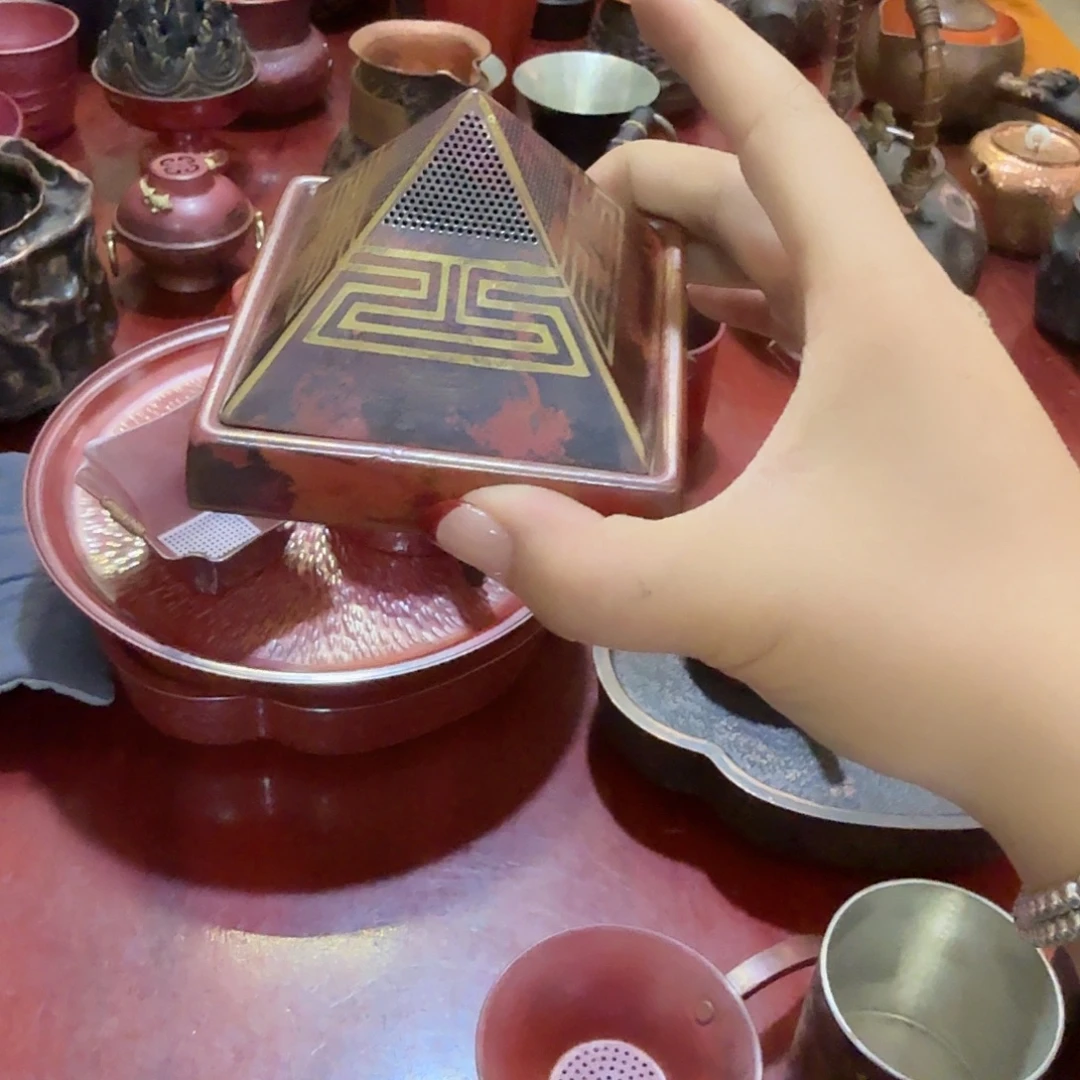 木***森紫铜手工制作摆件