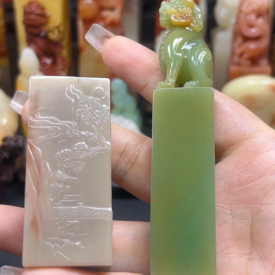 戴***洁印石寿山石印章雕刻工艺