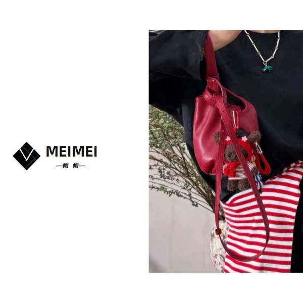 XMM.【提篮包包】时尚百搭潮流纯色休闲女士小众小包包韩版轻奢手提