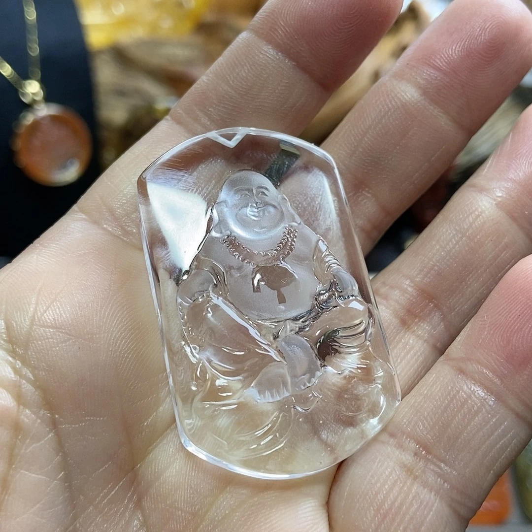 水晶天然水晶吊坠未镶嵌