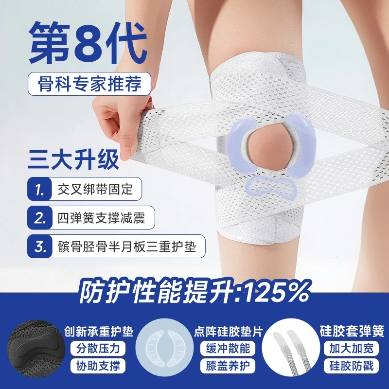 运动跑步用男女通用半月板损伤护膝膝盖关节护具固定髌骨带