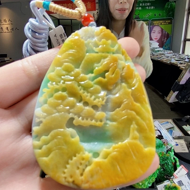 颈饰未镶嵌翡翠翡翠